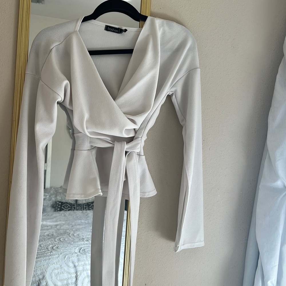 White Long Sleeve Blouse